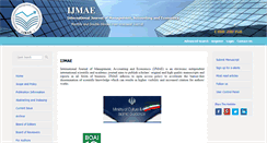 Desktop Screenshot of ijmae.com