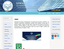 Tablet Screenshot of ijmae.com